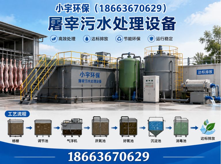 临朐县屠宰污水处理设备展示图